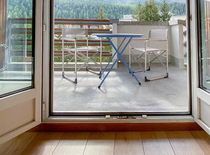 Studio,panoramic View,balcony,parking Санкт-Мориц